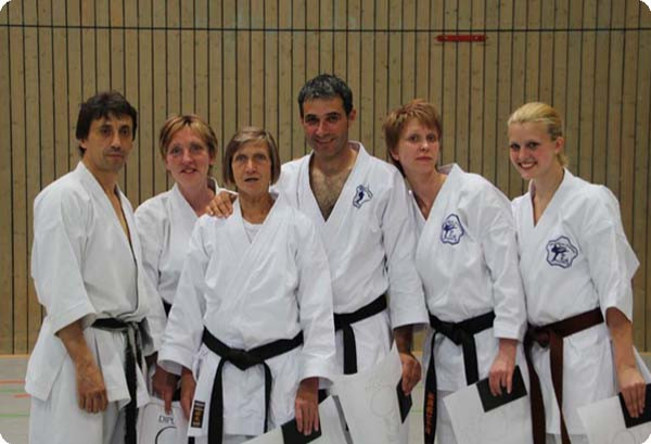 Dan Prüfungen Karate im Budocenter Steinen 2011
